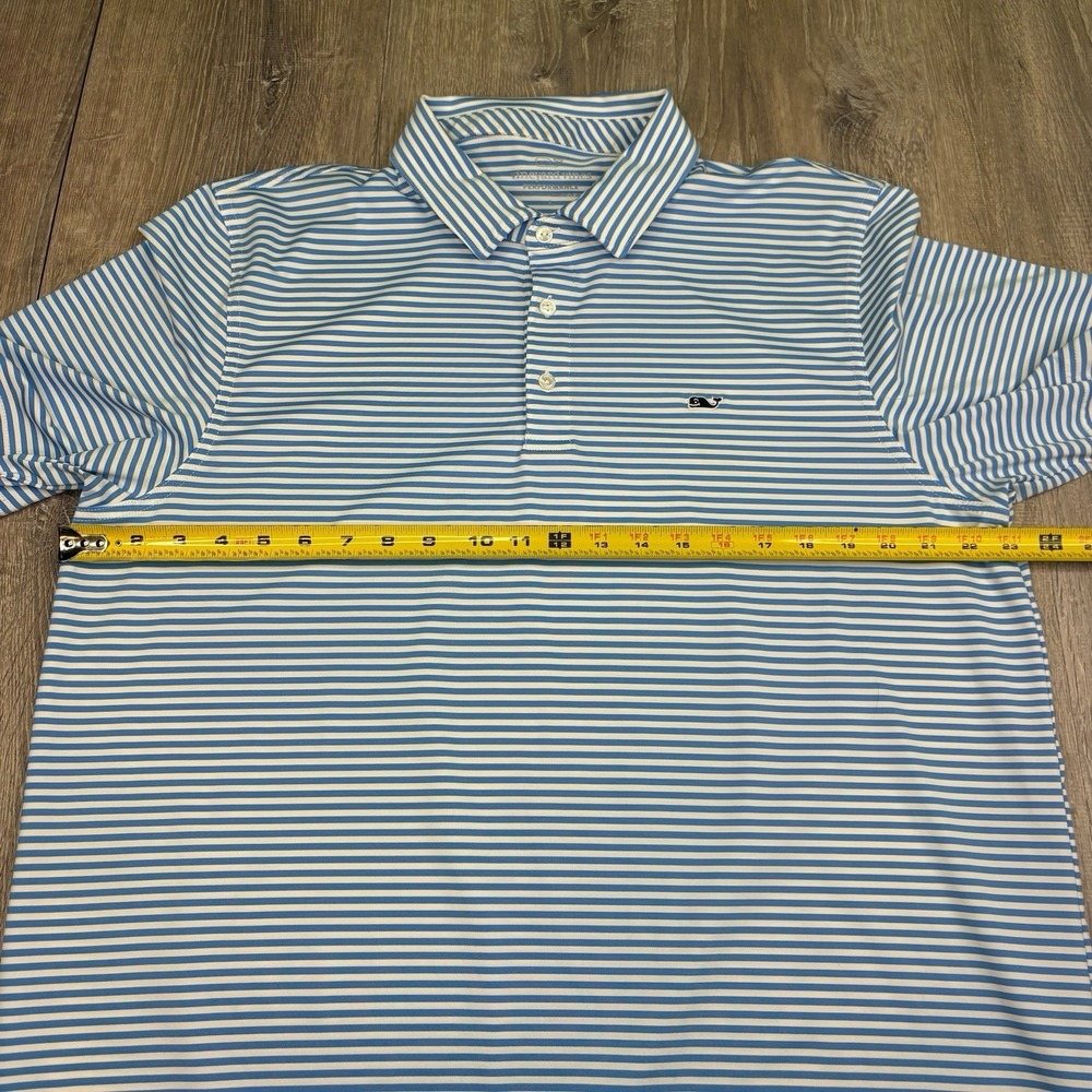 Vineyard Vines Performance Polo Golf Shirt Striped Short Sleeve Men Large Bundle - Picture 7 of 13